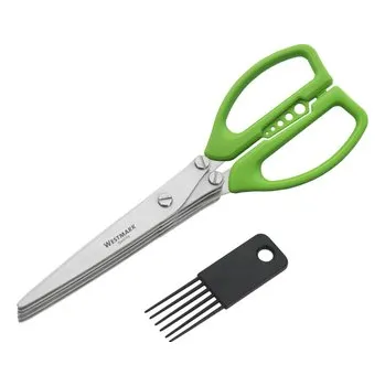 Kuchyňské náčiní WESTMARK Nůžky na bylinky KRÄUTER-FEE se štětečkem