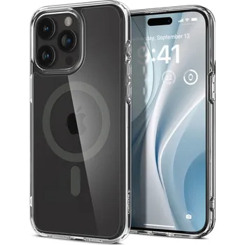 Pouzdro na mobilní telefon KRYT SPIGEN ULTRA HYBRID MAG MAGSAFE IPHONE 15 PRO MAX GRAPHITE