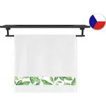 Froté osuška 70x140 NORA TISK 450g Voskovka bílá