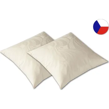 Dekorativní polštářek Damaškový dekorační polštářek 40x40 EXCELLENT EVELYN Okvětní lístky sekt