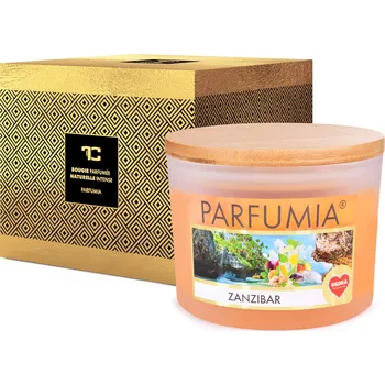 Svíčka ZANZIBAR | sójová svíčka | 2 knoty | PARFUMIA® | 400 ml Dedra