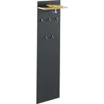 Kondela Věšákový panel, grafit / dub artisan, RIOMA NEW TYP 19