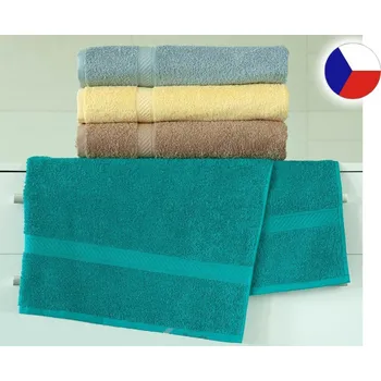 Velká plážová osuška 104x150 COMFORT 550g Linea tmavě zelená