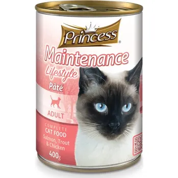 Krmivo pro kočku PRINCESS LIFESTYLE PATE CAT SALMON 400G