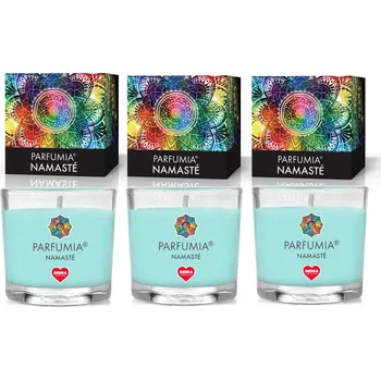 Svíčka NAMASTÉ | sada 3 votivních svíček | PARFUMIA® | 3×55 ml Dedra