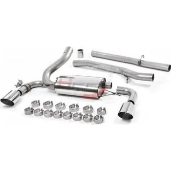 Catback výfuk Milltek Ford Focus Mk3 RS 2.3T EcoBoost 5-dv. Hatchback (16-) - verze bez rezonátoru - koncovky leštěné