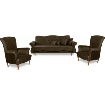 Sedací souprava Sedací souprava Panama 3+1+1, hnědá (Monolith 09)