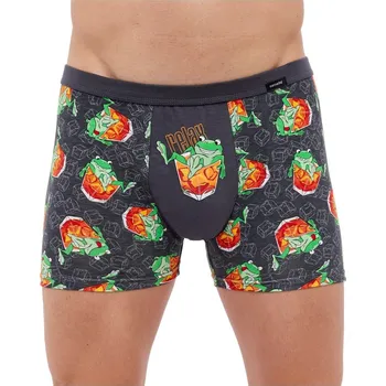 Boxerky Boxerky Cornette Tattoo 280/233 Relax XXL Šedá