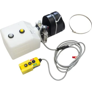 Příslušenství pro přívěs Elektrohydraulické čerpadlo 12V, Binotto, 180bar, s nádrží 8,5l pro přívěsy VAPP