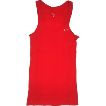 Nike Classic Rib Tank Ladies Sport Red 14 (L)