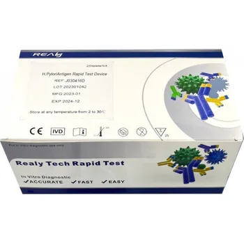 Diagnostický test REALY TECH CO., LTD. 25x Helicobacter Pylori test - Realy Tech