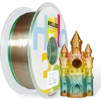 Filament HELLO3D 1 kg PLA SILK DUHA (TYPE A)