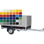 Plachta s konstrukcí UNI/PROFI 8, podchozí výška 120cm volitelná barva + přísl.