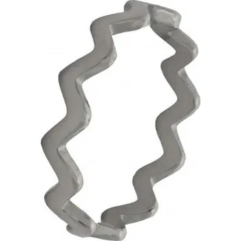 Šperk Prosperk Prstýnek ocelový vlnovka Velikost prstenů: 7 (EU: 54-56) 13803/7 -