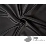 Saténové prostěradlo LUXURY COLLECTION 220x200+25 Černé