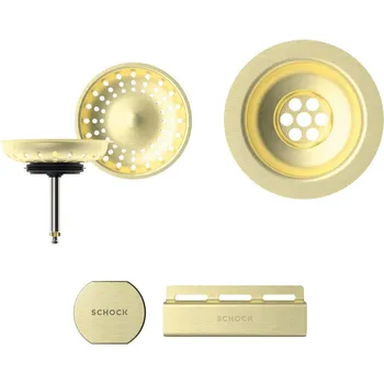 Granitový dřez Schock viditelné části White gold 400077WGO