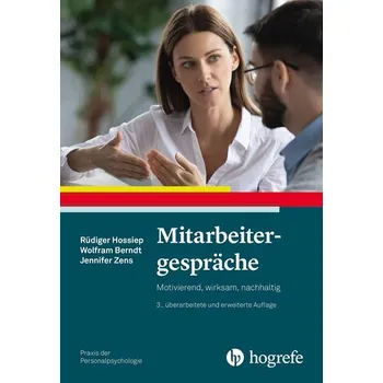Mitarbeitergespräche - Hossiep, Rüdiger [DE] (2024, Brožovaná, Hogrefe Verlag GmbH + Co.)