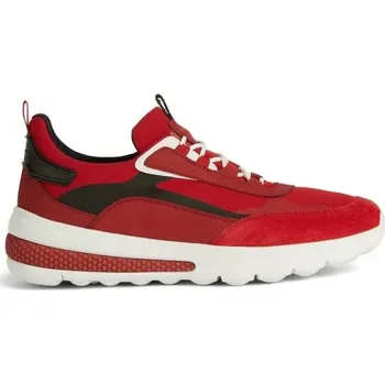 Pánská obuv Pánské tenisky Geox SPHERICA ACTIF D 45 Červená, Bílá, Černá