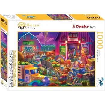 Puzzle Puzzle Brain Tree soumrak na dvorku (1000 dílků)