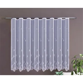 Záclona Záclona žakárová Irma bílá š.170cm - zbytek 2,6m - 170 cm Irma metráž