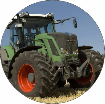 Přisada na vaření a pečení Jedlý papír traktor v obilí 19,5 cm