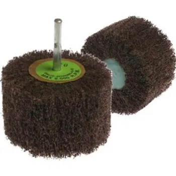 Brusný kotouč Kotouč brusný pr. 50x30mm, válec lamelový, zr. 320, netkaná textilie na kov (INOX), stopka pr. 6mm