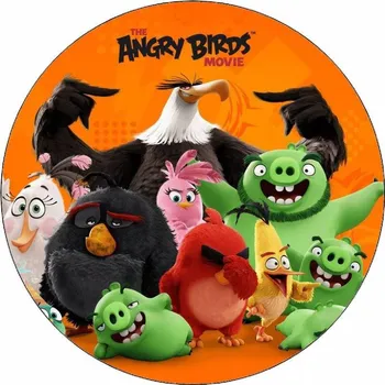 Přisada na vaření a pečení Jedlý papír Angry birds ve filmu 19,5 cm