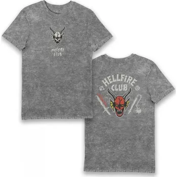 Pánské tričko Pánské tričko Stranger Things: Klub Hellfire L
