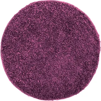 Koberec Kusový koberec LIFE SHAGGY 1500 Lila kruh Rozměr: 160x160 cm