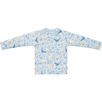 Kojenecké plavky Little Dutch Plavkové tričko s dlouhým rukávem Ocean Dreams Blue velikost. 86/92 modrá