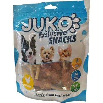 Pamlsek pro psa JUKO petfood s.r.o. Exquisite Chicken & vegetable Kabob JUKO Snacks 250 g