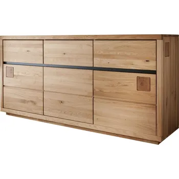 Komoda Dubová komoda do obývacího pokoje Carson šířka 175 cm