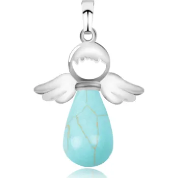 Přívěsek Přívěšek velký Anděl syntetický tyrkys