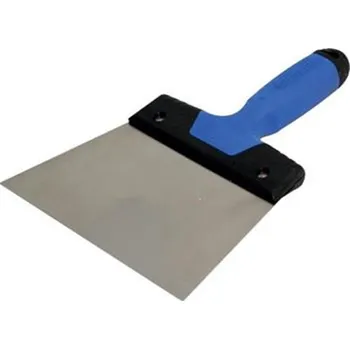 Malířská špachtle Kubala 0574 - Špachtle 180 mm široká, NEREZ ocel 0,65 mm, bi-plastová rukojet 2K