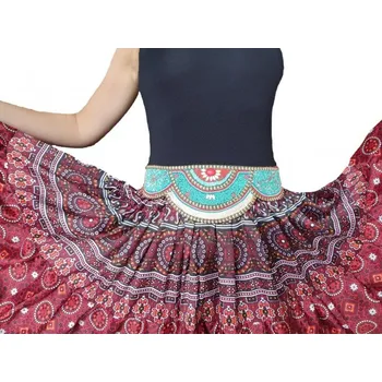 Souprava šperků Orientální korálkový Etno široký opasek č.03