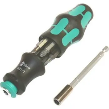 Ruční nářadí Wera 05073240001 - Šroubovák 1/4" BIT se zásobníkem 6-ti bitů v rukojeti typ 821/1