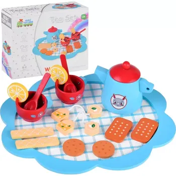 Dětská kuchyňka JOKO Dřevěný čajový set