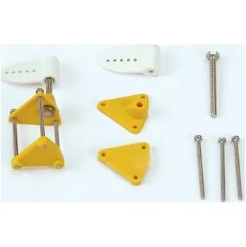 RC model letadla Graupner/SJ 3 bodová páka kormidla, žlutá - expresní doprava