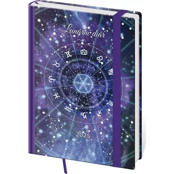 Diář Helma365 Lunární diář B6 týdenní 2025
