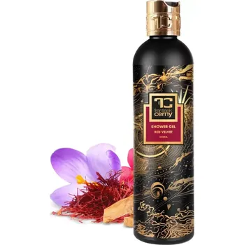 Sprchový gel DEDRA Přírodní sprchový gel s glycerinem a Aloe vera, RED VELVET, 320 ml