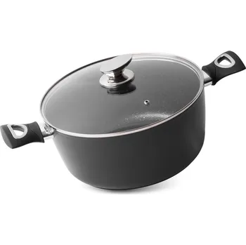 Hrnec Hrniec MagicHome Black Line, 28 cm, 6,0 lit. s pokrievkou