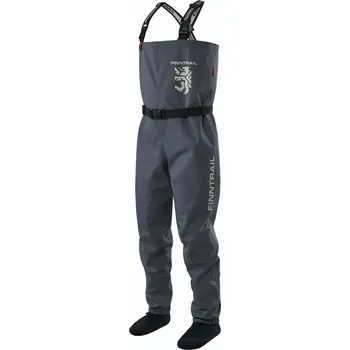 Prsačky FINNTRAIL Brodící kalhoty WADERS TIMBER DARKGREY - Vel. MK