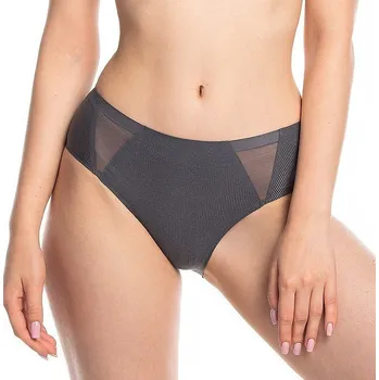 Kalhotky Šedé bezešvé kalhotky Lama Laser Cut 5022 Plus L-POL 5022 BI-03 2XL Velikost: 2XL, Barva: Šedá