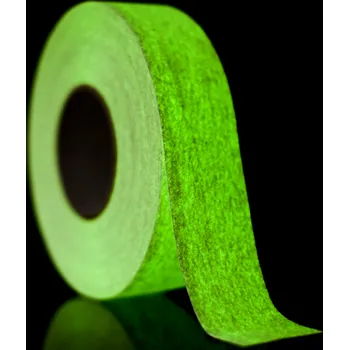 Výstražná páska Heskins Ltd. Protiskluzová páska GLOWFIX Verze: fotoluminiscenční - 50 mm x 3 m - Kód: 10545