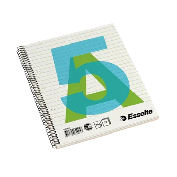 Sešit Blok se spirálou Esselte A5, linkovaný, 70 listů
