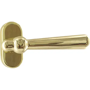 Okenní klika Balkonová klika COBRA GAZELLE (OLV - mosaz leštěná), DK balkónová klika, COBRA OLV (mosaz leštěná, lesklá)