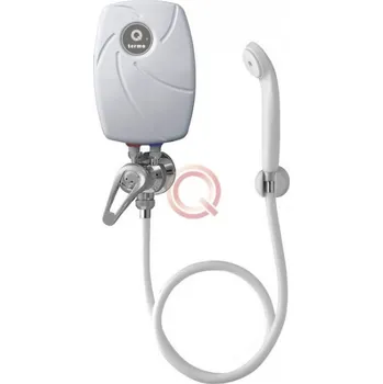 Bojler Průtokový ohřívač vody TM 155 SPR-P s pákovou sprchovou baterií Qtermo