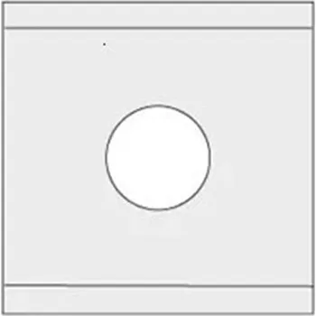 Fréza IGM N012 NT13863 - Žiletka tvrdokovová čtvercová Z4 - 10,5x10,5x1,5 LaminoMDF