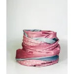 Dámský kašmírový šátek v růžově-šedé kombinaci barev, VELIKOST UNI