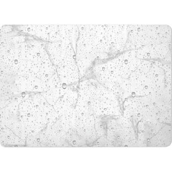 Koupelnová předložka Bílo-šedá koupelnová předložka z křemeliny 50x70 cm Aqua – douceur d'intérieur ID_1630606